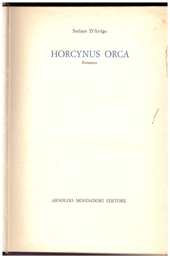 Horcynus Orca