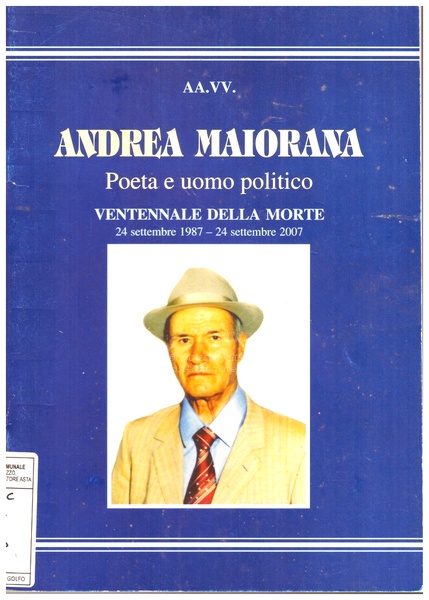 Andrea Maiorana : poeta e uomo politico