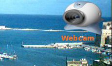 La nostra webcam panoramica sul porto.